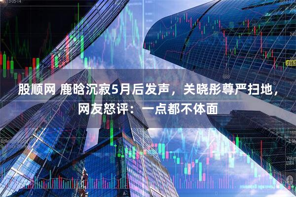 股顺网 鹿晗沉寂5月后发声，关晓彤尊严扫地，网友怒评：一点都不体面